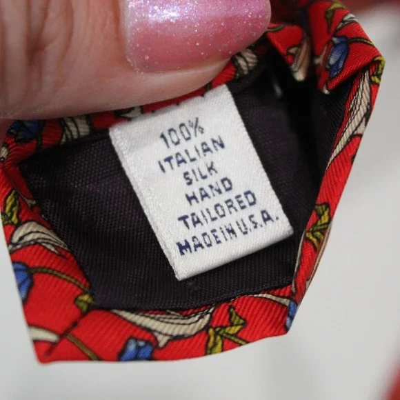 LOT Vintage Paul Fredrick Silk Neckties Lot Patterned‎ Dress Ties 100% silk